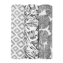 Load image into Gallery viewer, Aden + Anais Bamboo Swaddle 3pk