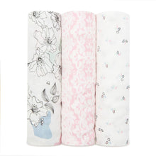 Load image into Gallery viewer, Aden + Anais Bamboo Swaddle 3pk