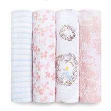 Load image into Gallery viewer, aden + anais Muslin Swaddle 4 Pk