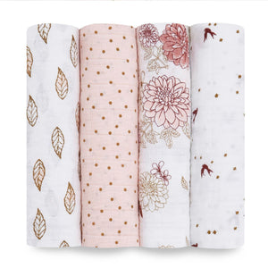 aden + anais Muslin Swaddle 4 Pk
