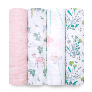 aden + anais Muslin Swaddle 4 Pk