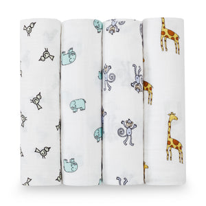 aden + anais Muslin Swaddle 4 Pk