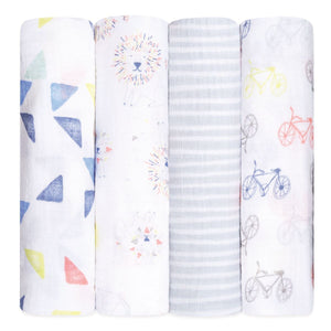 aden + anais Muslin Swaddle 4 Pk