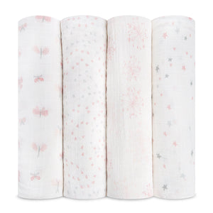 aden + anais Muslin Swaddle 4 Pk
