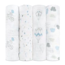 Load image into Gallery viewer, aden + anais Muslin Swaddle 4 Pk