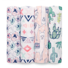 Load image into Gallery viewer, aden + anais Muslin Swaddle 4 Pk