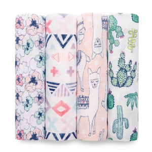 aden + anais Muslin Swaddle 4 Pk