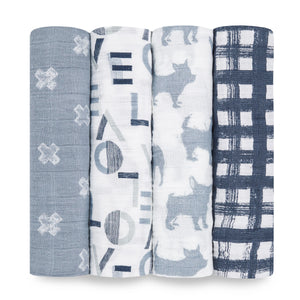 aden + anais Muslin Swaddle 4 Pk