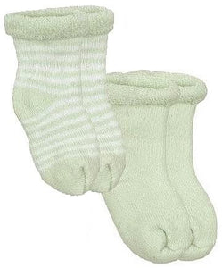 Kushies Terry Newborn Socks