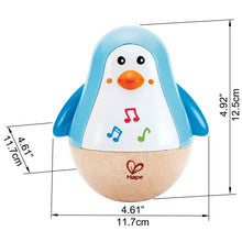 Load image into Gallery viewer, Hape Penguin Musical Wobbler 6m+