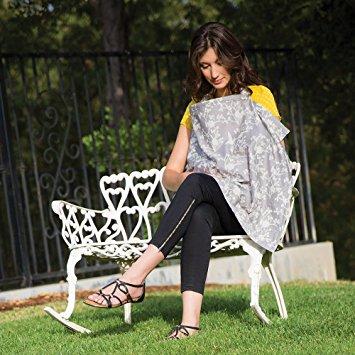 Bebe au Lait Print Cotton Nursing Cover