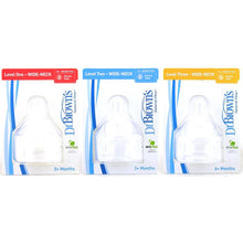 Load image into Gallery viewer, Dr. Browns Natural Flow Bottle Nipple-2 pack