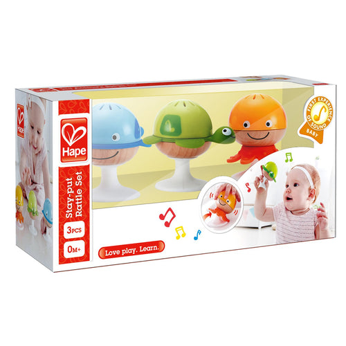 Hape Stay-put Rattle Set 0m+