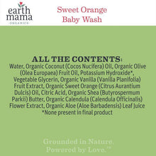 Load image into Gallery viewer, Earth Mama Sweet Orange Baby Wash