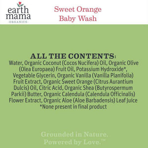 Earth Mama Sweet Orange Baby Wash