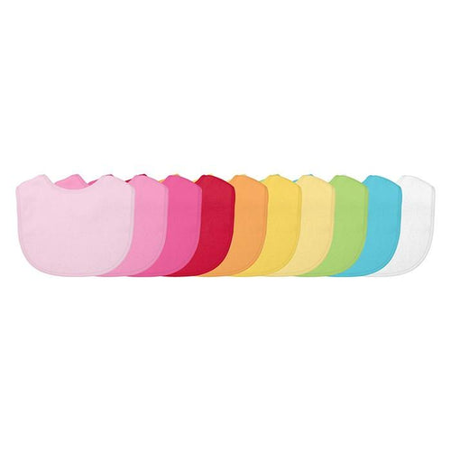 iPlay Waterproof Terry Bib Girl 10pk