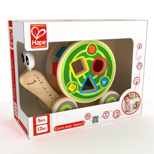 Hape Walk-A-Long Snail 12m+