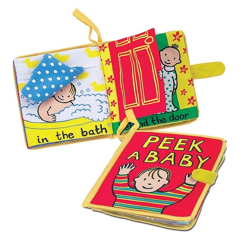 JellyCat Peek A Baby Book