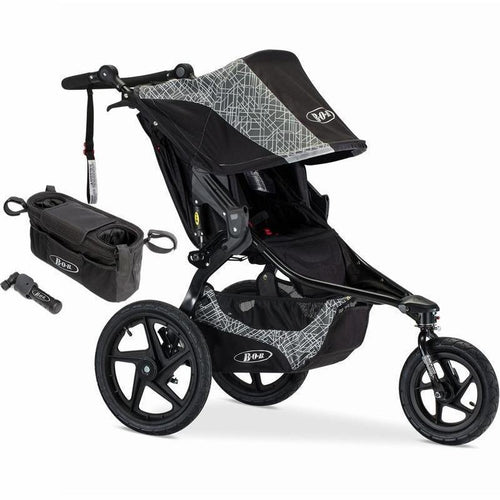 Bob Revolution Flex Tire Pump Bundle Lunar Jogging Stroller