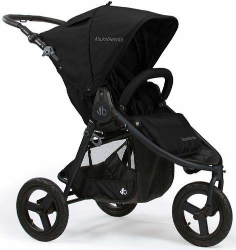 Bumbleride Indie Black Matte Stroller w/ Black Frame